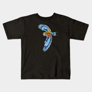 Lilac Breasted Roller Kids T-Shirt